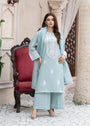 Powder blue Kurta Set for Women