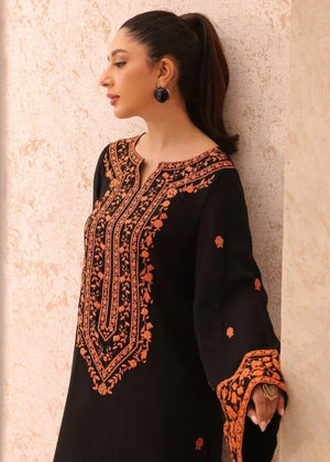 Black Kurta Set for Women