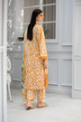 Yellow-orange Kurta Set for Women