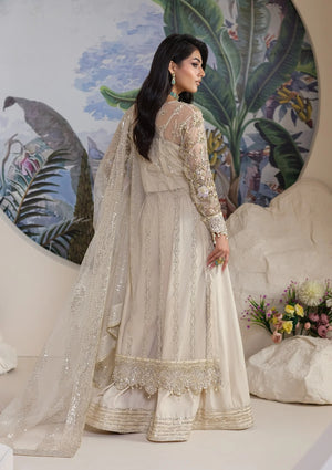 Off-white, floral white Sharara for Women