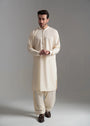 Off-white Shalwar Kameez for Men
