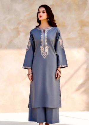 Slate grey Kurta Set for Women