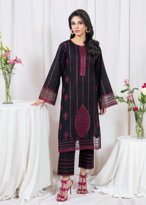 Black Kurta Set for Women