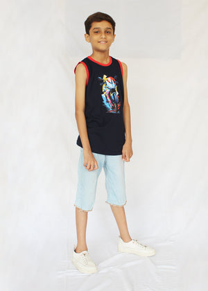 Navy blue T Shirt for Boy