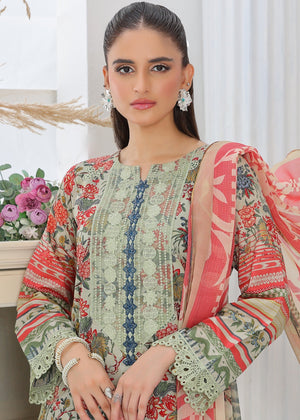 Tea green Unstitched for Women