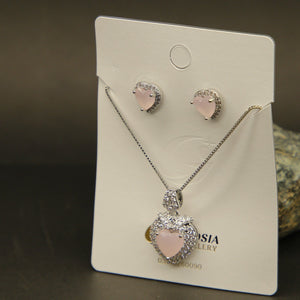 Pastel pink Jewelry Set for Women
