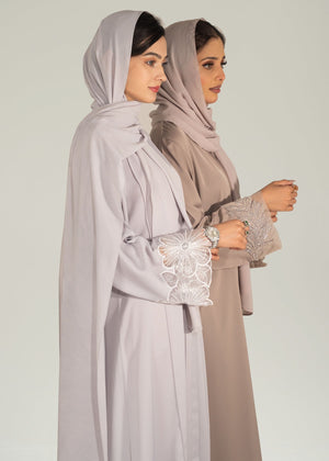 Light grey Abaya for Women