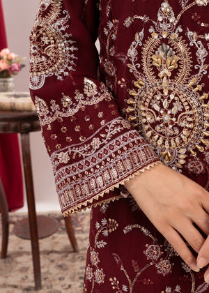 Maroon Angrakha for Women