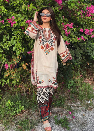 Beige Kurta Set for Women