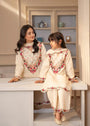 Off-white Kurta Set for Women