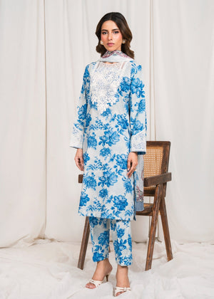 Sky blue Kurta Set for Women