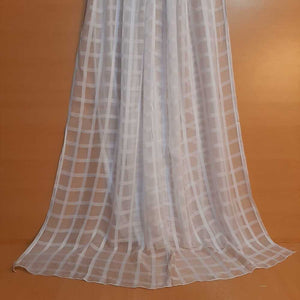 White Dupatta for Women