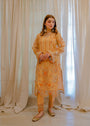 Goldfish orange Kurta Set for Women