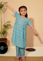 Royal blue Co Ord Sets for Girl