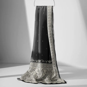 Black Dupatta for Women