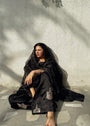 Black Kurta Set for Women