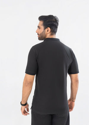 Black Polo Shirt for Men