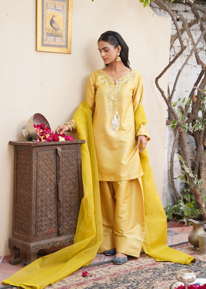 Yellow Kurta Set for Women