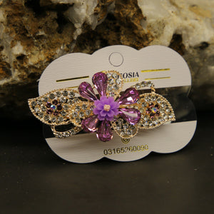 Purple Hair Clip for Women
