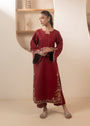 Maroon Kurta Set for Women