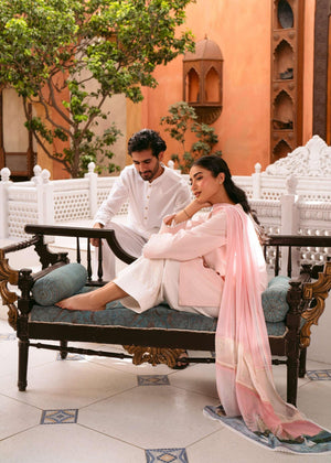 Blush pink Kurta Set for Women