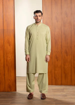 Key lime Shalwar Kameez for Men