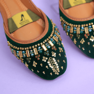 Green Khussa for Women