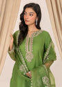 Kelly green Kurta Set for Women