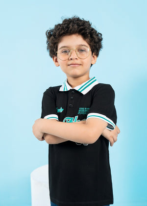 Black Polo Shirt for Boy