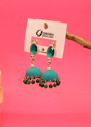 Sky blue Earrings for Women
