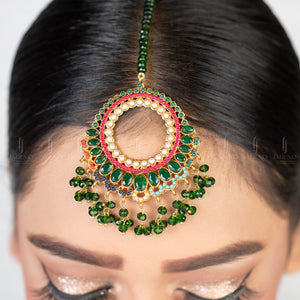 Green Bindya for Women
