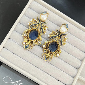 Dark blue Earrings for Women