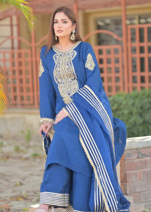 Blue Kurta Set for Women