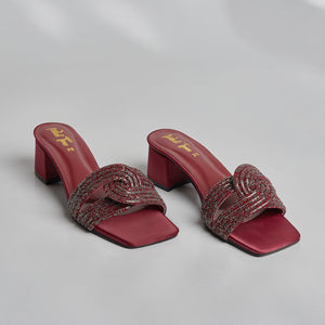 Maroon Heels for Women