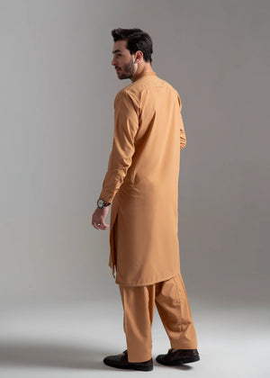 Sand brown Shalwar Kameez for Men