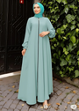 Frost blue Abaya for Women