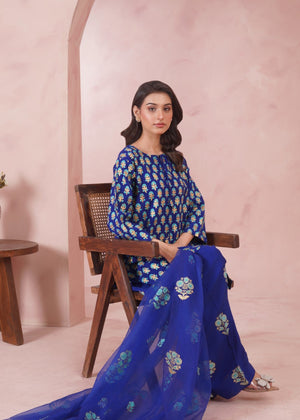 Royal blue Kurta Set for Women
