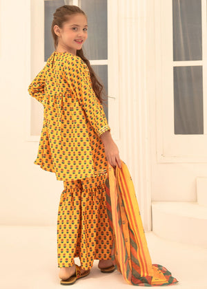 Orange Gharara for Girl