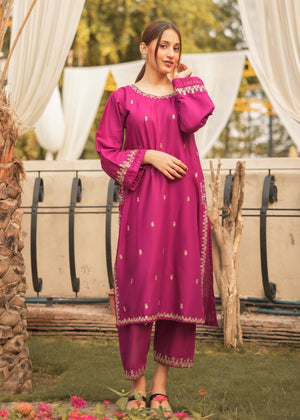 Magenta Kurta Set for Women