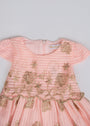 Peach pink Frock for Girl Newborn