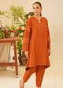 Rust orange Kurta Set for Women