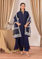 Navy blue Pishwas for Women