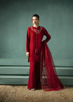 Red Kurta Set for Women