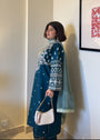Ocean blue Kurta Set for Women