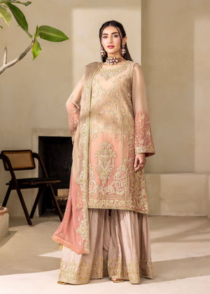Beige Gharara for Women