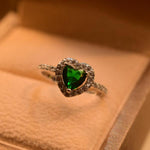 Emerald green Ring for Women