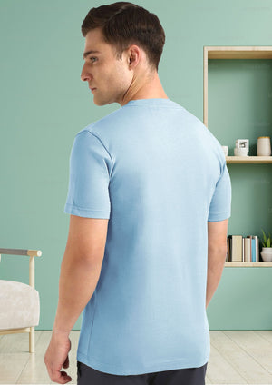 Sky blue T Shirt for Men