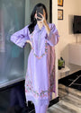 Mauve Kurta Set for Women