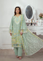 Pastel green Unstitched for Women