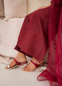 Maroon Kurta Set for Women
